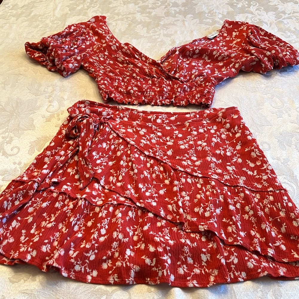 Two piece skort set
